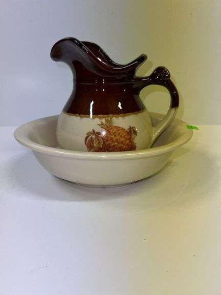Vintage McCoy Pitcher and Basin