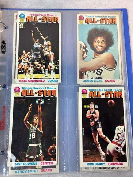 1976-77 Topps Basketball Near Complete Set
