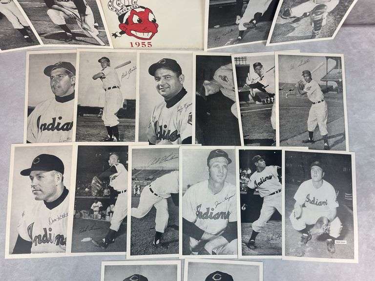 Indians Picture Pack- Various Years 1948-1957 Excellent