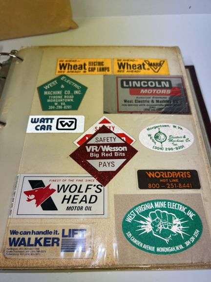 Assortment of Mining Stickers