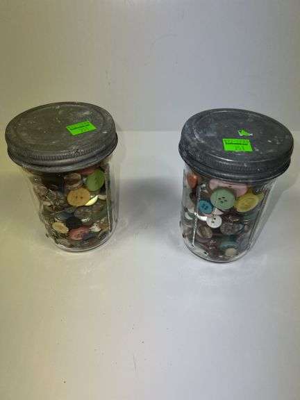 (2) Jars of Buttons