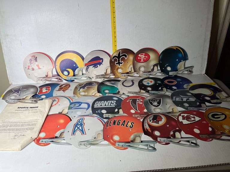 1979 NFL Helmets Store Displays