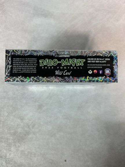 2023 Wild Card Football Dino-Might Hobby Box sealed