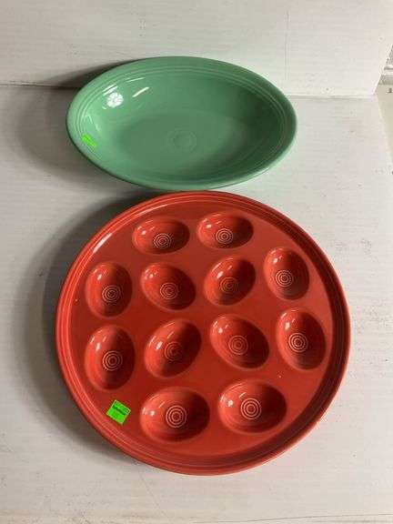 Fiesta Serving Bowl and Egg Holder