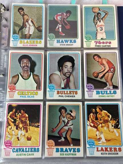 (225+) 1973-74 Topps Basketball Partial Set -