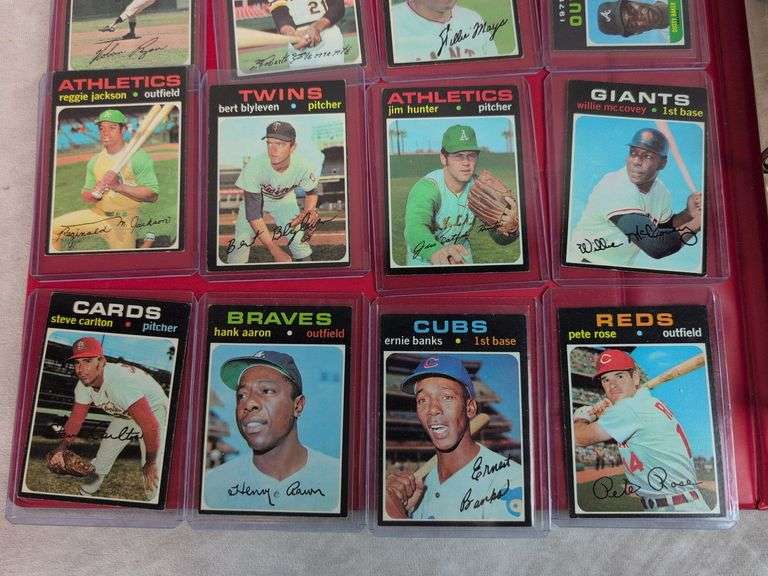 1971 Topps complete baseball set, in a binder, many Rookies & Stars