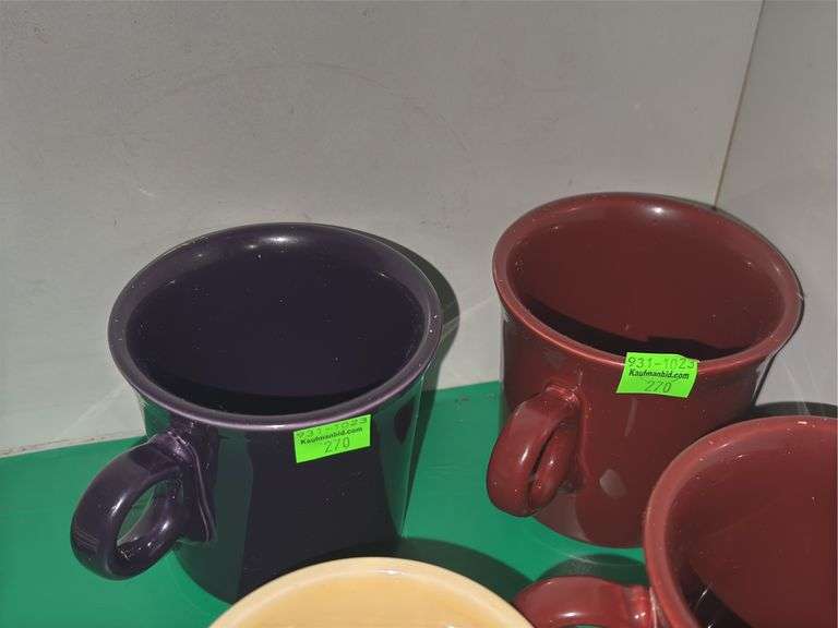 (4) Vintage Fiesta Mugs
