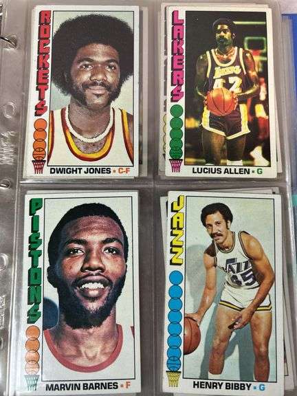 1976-77 Topps Basketball Near Complete Set