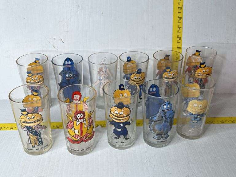 Vintage McDonalds Collector Glasses