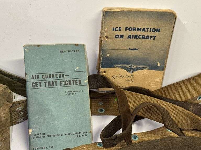 Assortment of Vintage Military Items