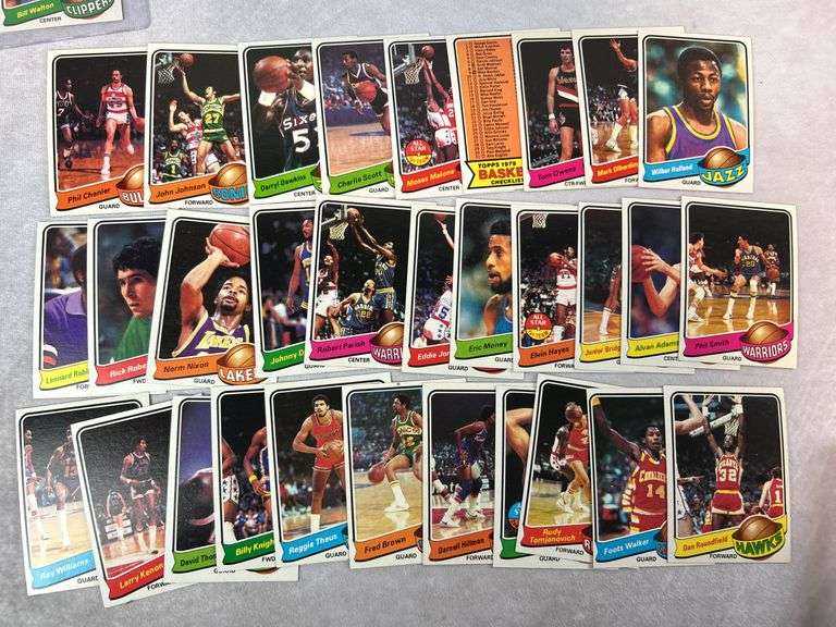 Complete 1979 Topps Basketball set