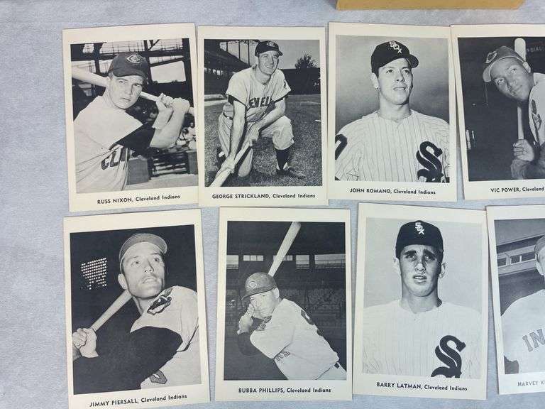 Indians Picture Pack- Various Years 1948-1957 Excellent