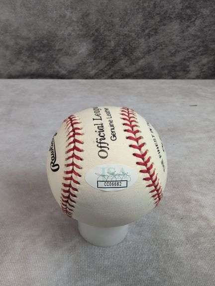 Tony Gwynn signed stat baseball 314/94, JSA