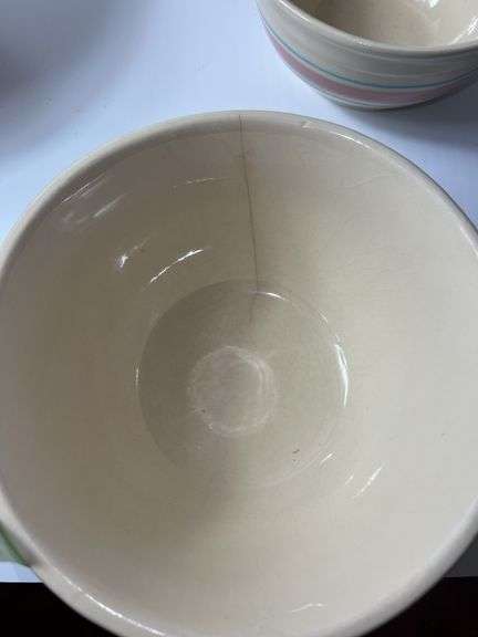 Vintage McCoy Ceramic Bowls and Coffee Cup