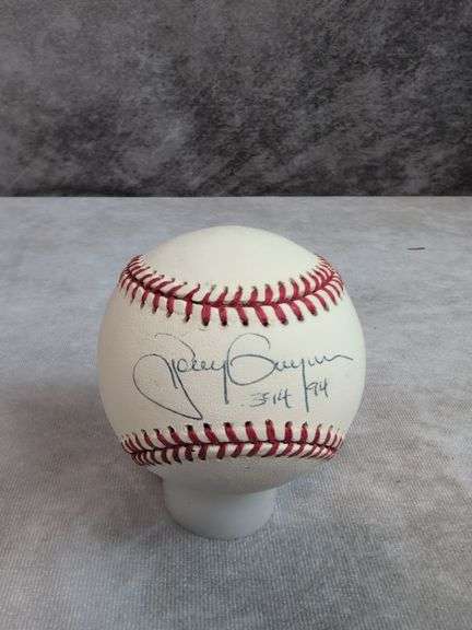 Tony Gwynn signed stat baseball 314/94, JSA
