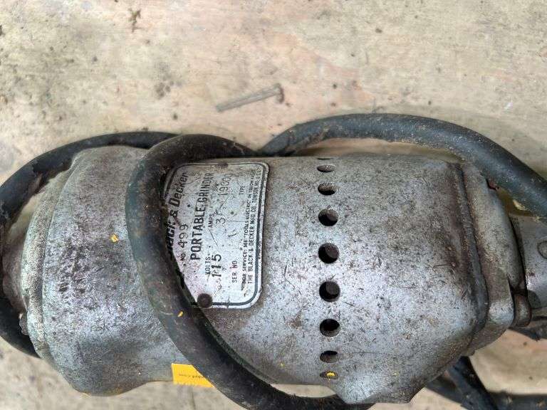 Black and Decker Portable Grinder