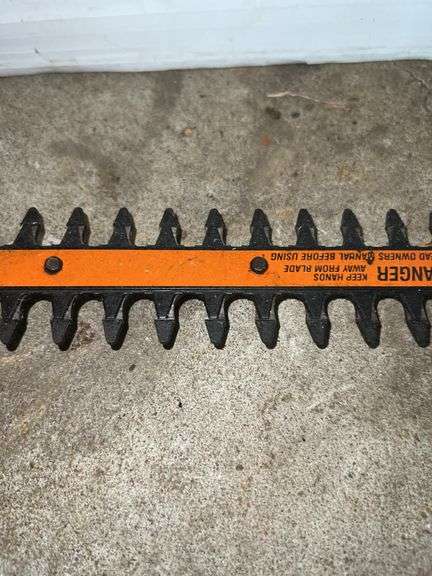 Black and Decker 16” Hedge Trimmer and Black and Decker Drill Bit Sharpener