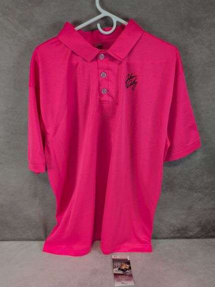 John Daly signed golf shirt, JSA