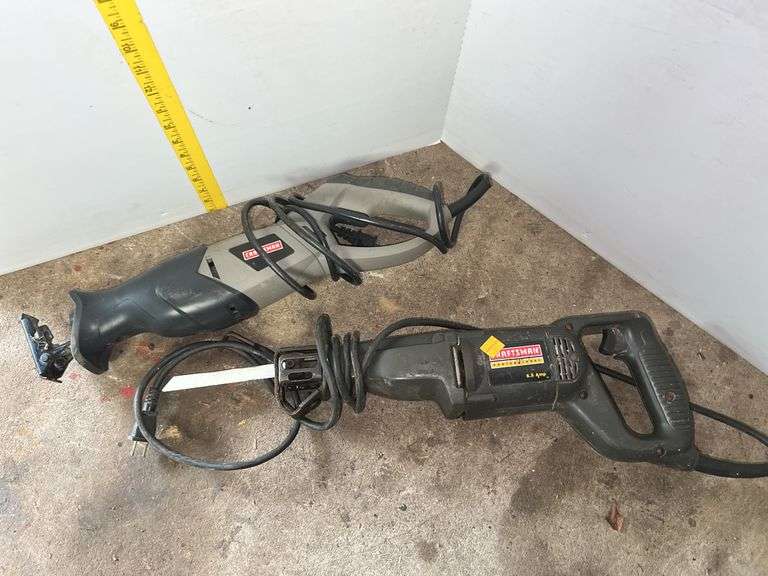 (2) Craftsman Electric Reciprocating Saws
