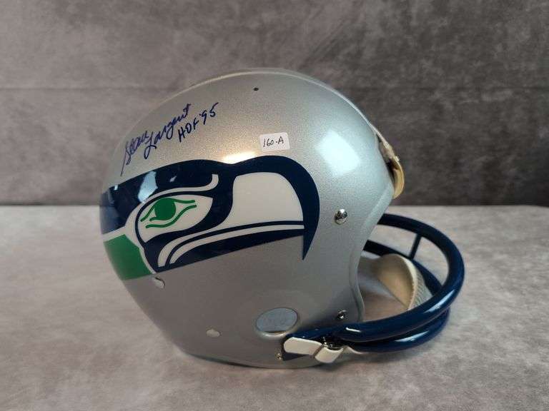 Steve Largent Signed Riddell Historic Suspension Helmet - JSA