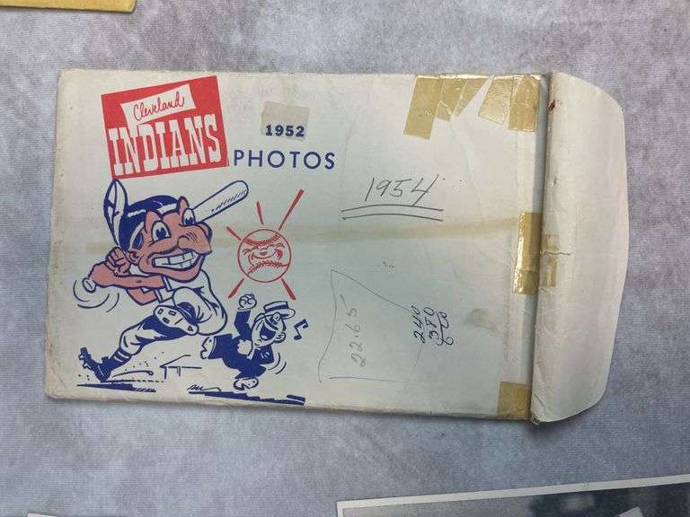 Indians Picture Pack- Various Years 1948-1957 Excellent