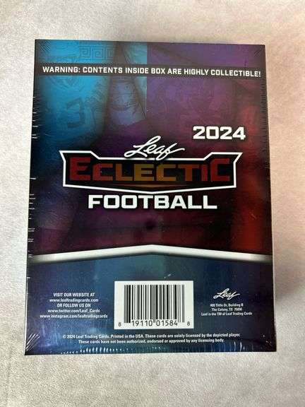 2024 Leaf Eclectic Football Hobby Box sealed