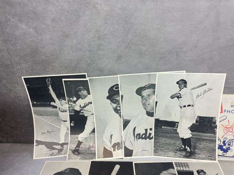 Indians Picture Pack- Various Years 1948-1957 Excellent
