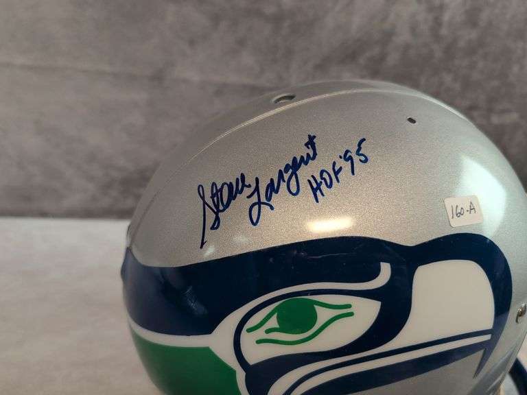 Steve Largent Signed Riddell Historic Suspension Helmet - JSA