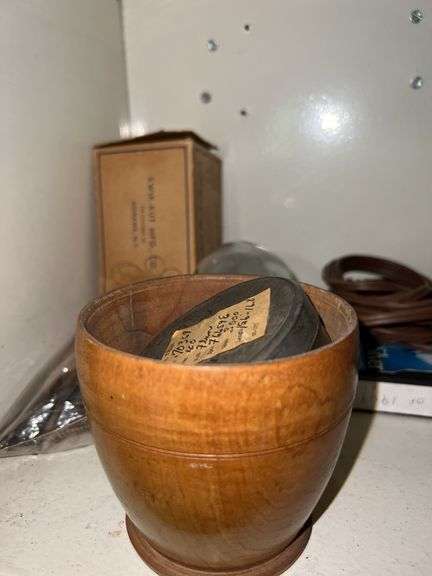 Contents of (2) Shelves in Metal Cabinet