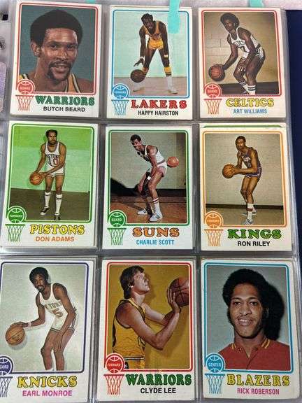 (225+) 1973-74 Topps Basketball Partial Set -