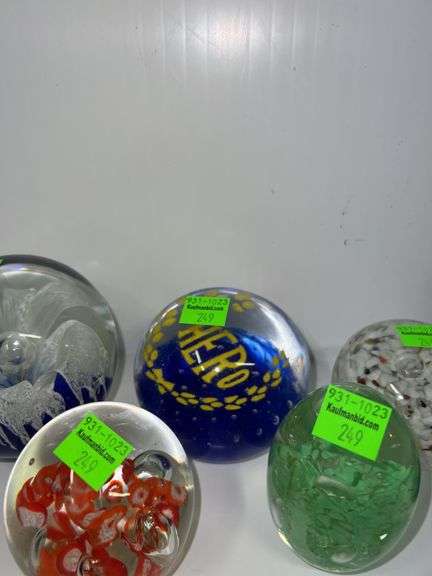 Assortment of Paper Weights