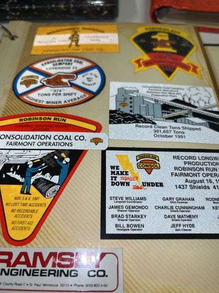 Assortment of Mining Stickers