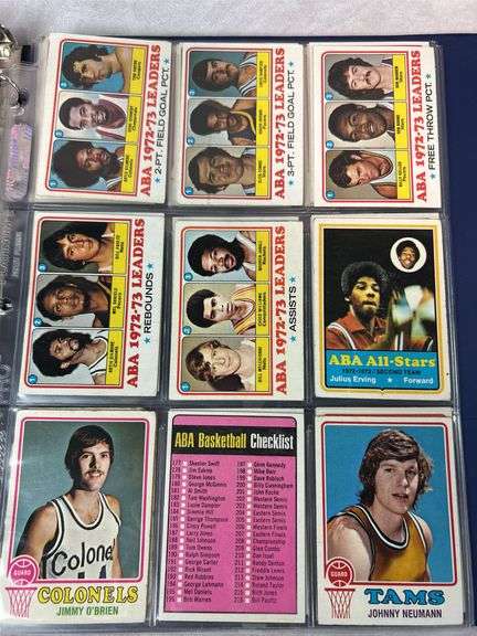 (225+) 1973-74 Topps Basketball Partial Set -