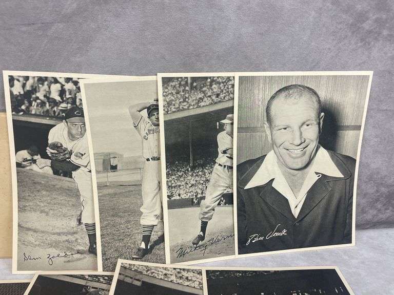 Indians Picture Pack- Various Years 1948-1957 Excellent