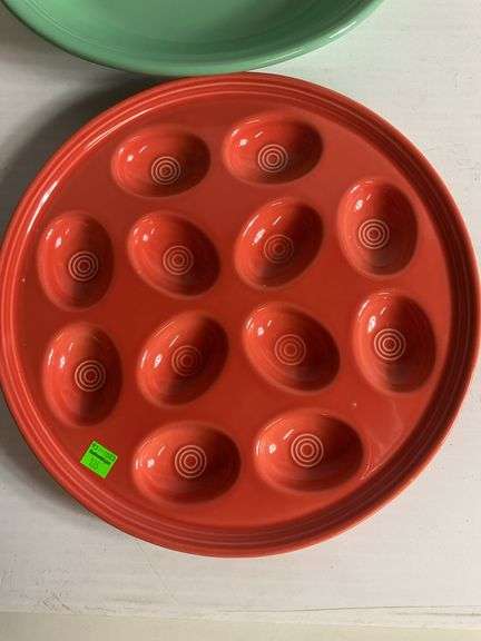 Fiesta Serving Bowl and Egg Holder