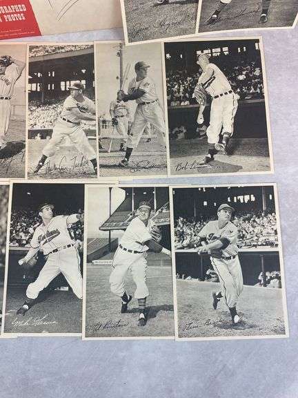 Indians Picture Pack- Various Years 1948-1957 Excellent