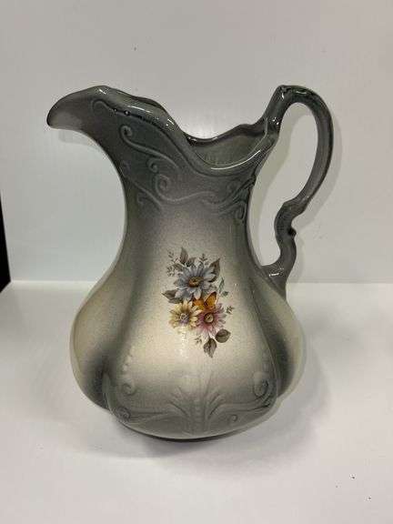 Ironstone Water Pitcher and Basin