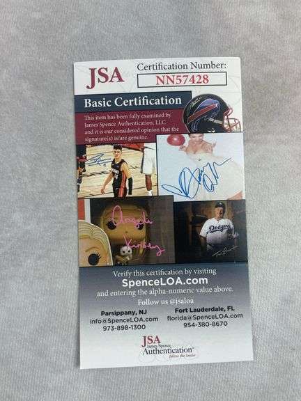 Joe Thomas signed Cleveland Browns mini helmet, JSA