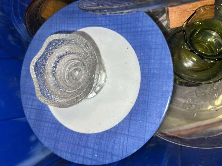 Tote of Glassware