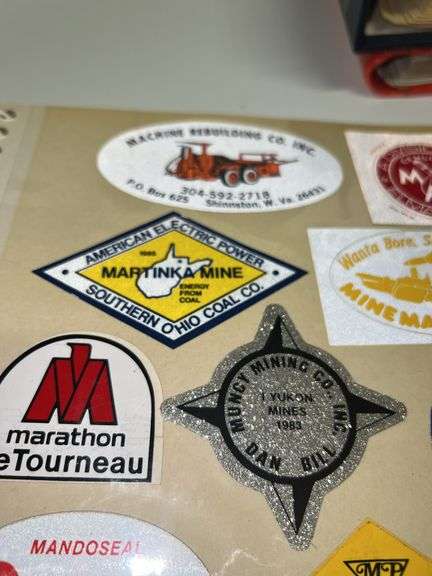 Assortment of Mining Stickers