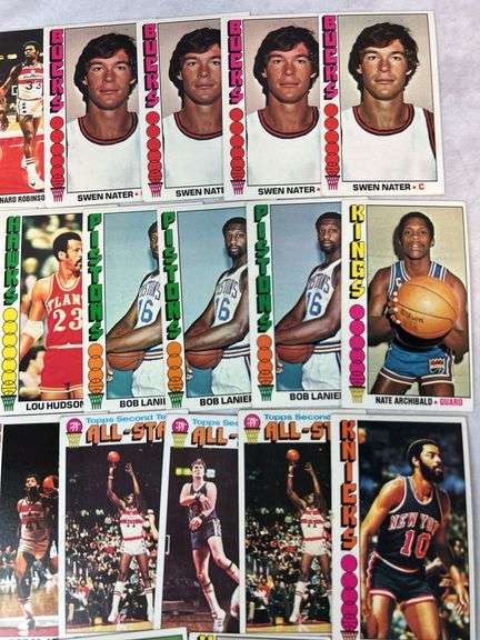 (275+) 1976-77 Topps Basketball Cards with Duplicates