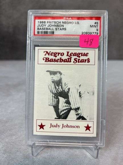 1986 Fritsch Negro League: Judy Johnson & Smokey Joe Williams, PSA mint 9/ Dihigo PSA 10
