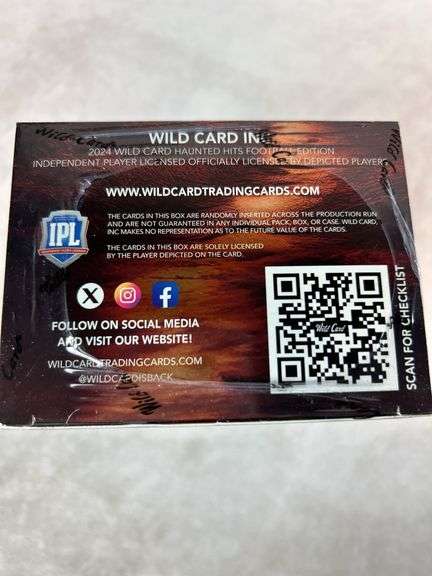 2024 Wild Card Football Haunted Hits Hobby Box sealed