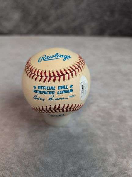 Albert Belle signed MLB baseball, JSA