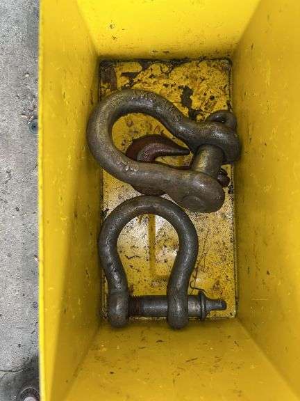 Silver Metal Ammo Box w/ Chain and Hooks