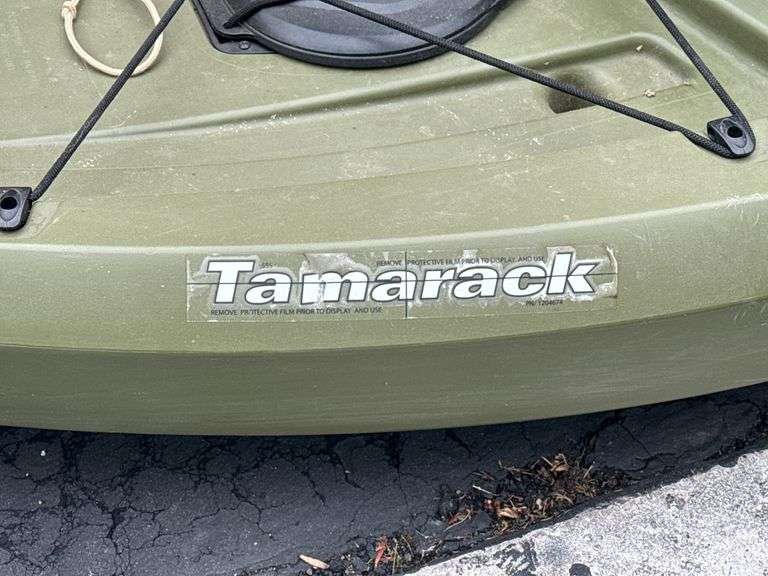 Lifetime Tamarack Plastic Canoe w/ Paddle