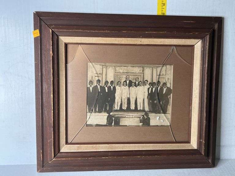 1910 Elks Tuaneas Hall Minstrel Show Blackface Picture