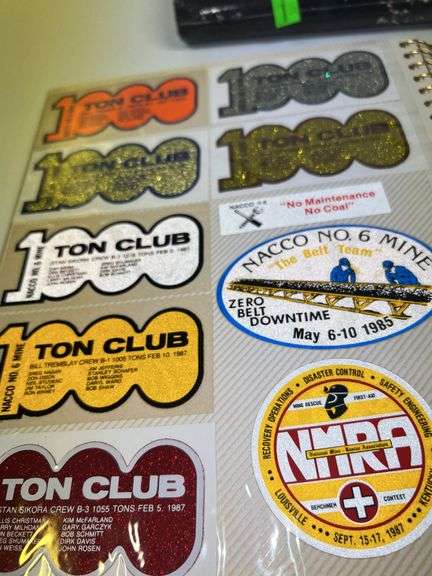 Assortment of Mining Stickers