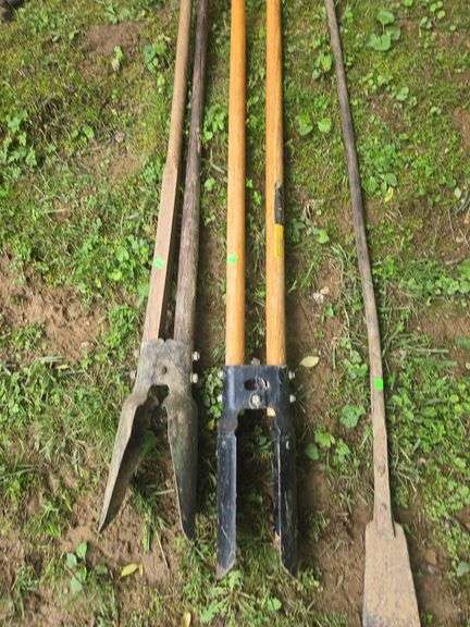 Post Hole Diggers and Wedge Bar
