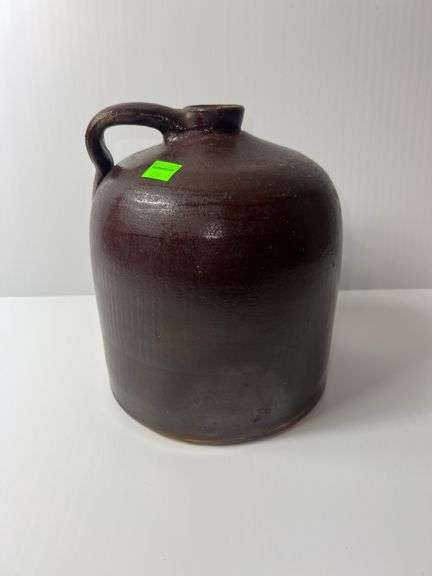 Brown Glazed Stoneware Jug